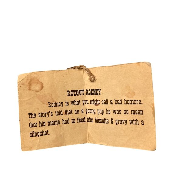 Chris Hammack Rotgut Rodney Cowboy Carved Wood Bottle Stopper Spit-N'-Whittle - Picture 7 of 9